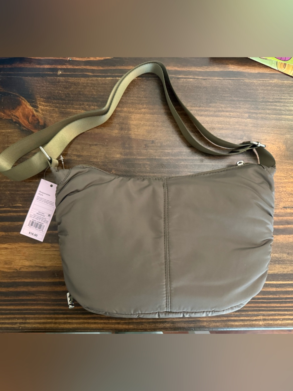 Wild Fable Olive Green Crossbody Sling Bag
